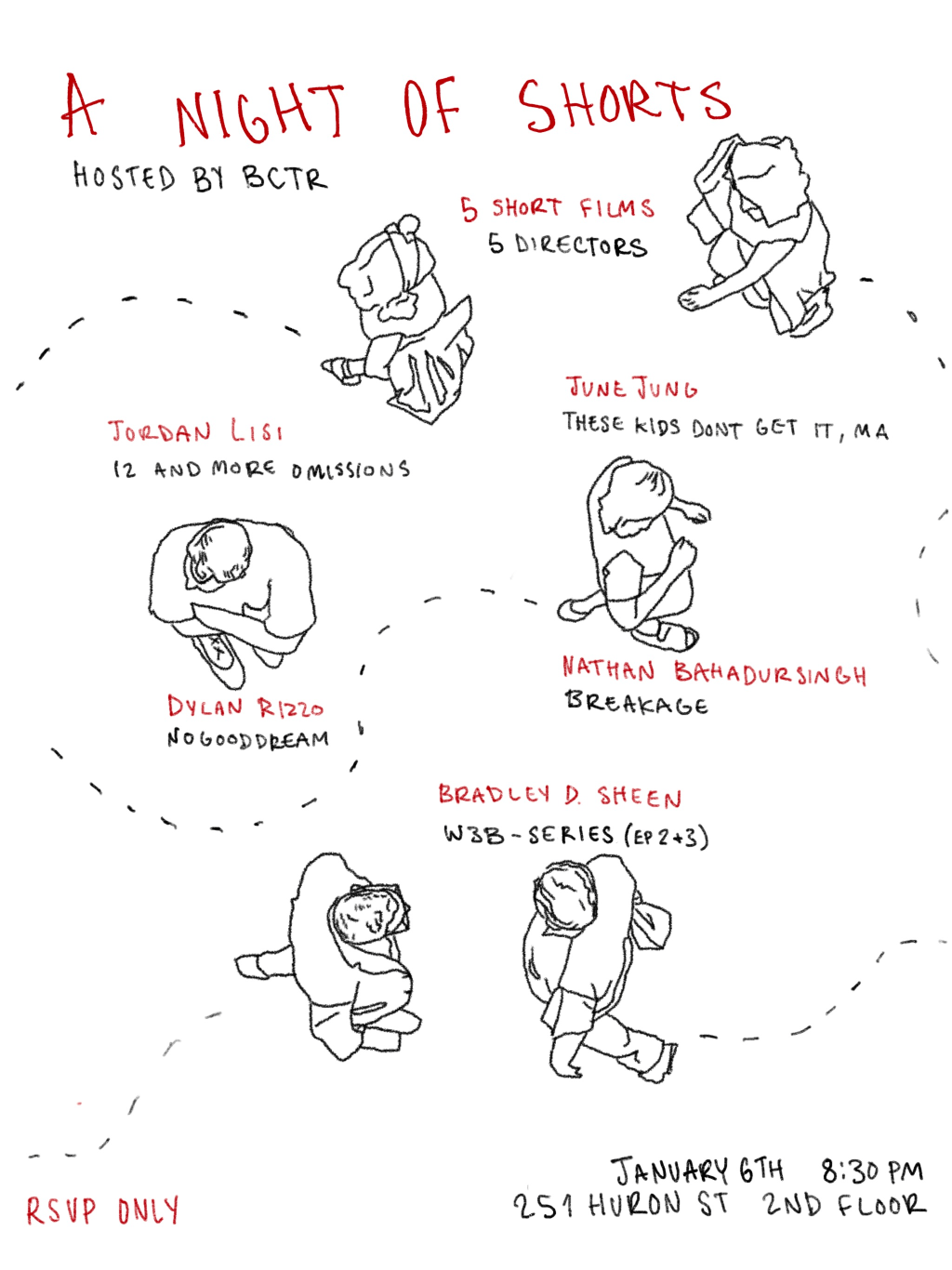 night of shorts (01/06,&nbsp;8:30)