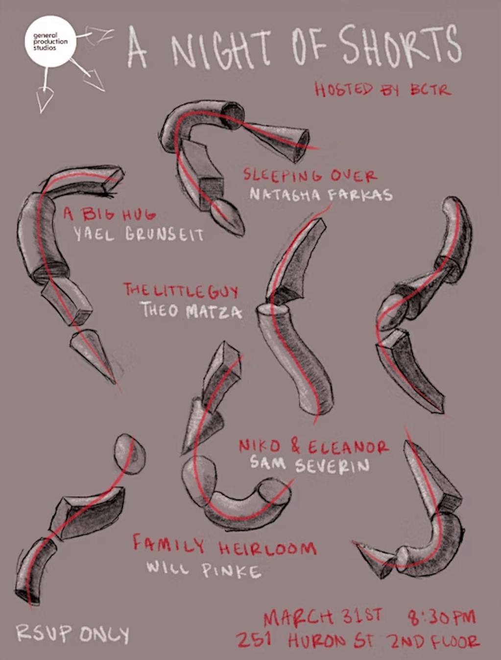 NIGHT OF SHORTS II @ BCTR (03/31,&nbsp;8:30)